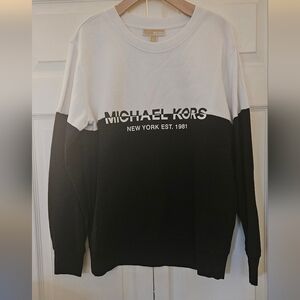 Michael Kors Black and White Sweatshirt